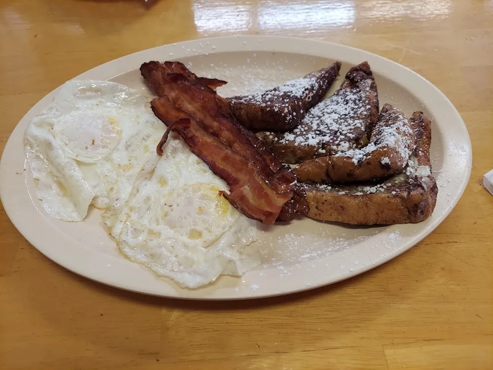 Bacon Eggs and French Toast