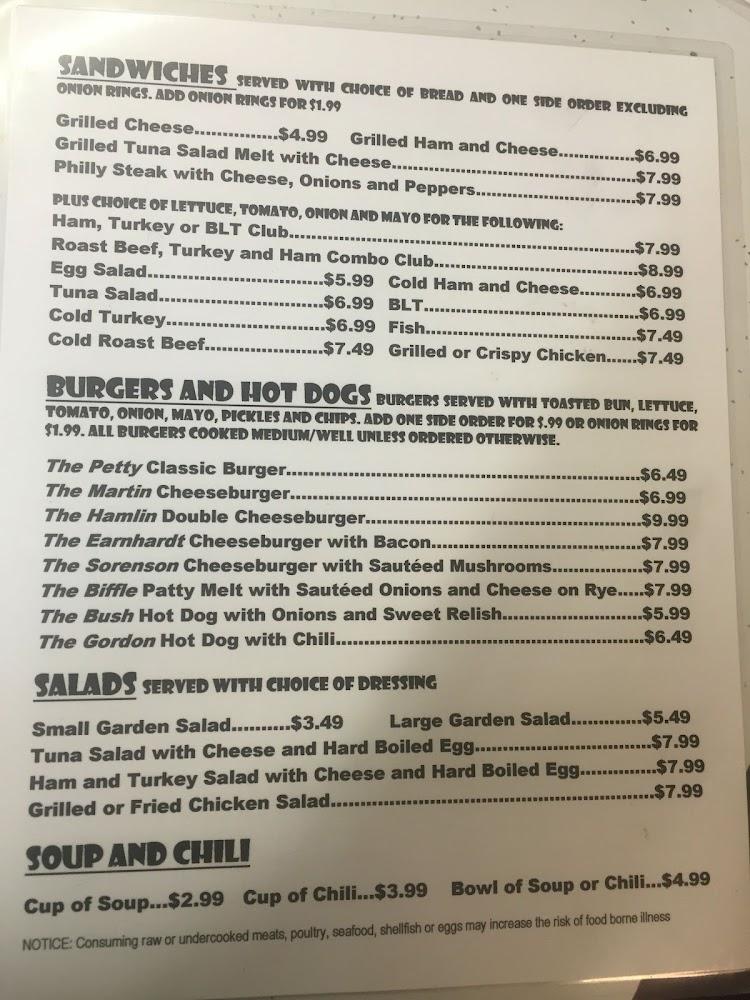 Race Car Diner Menu image 4